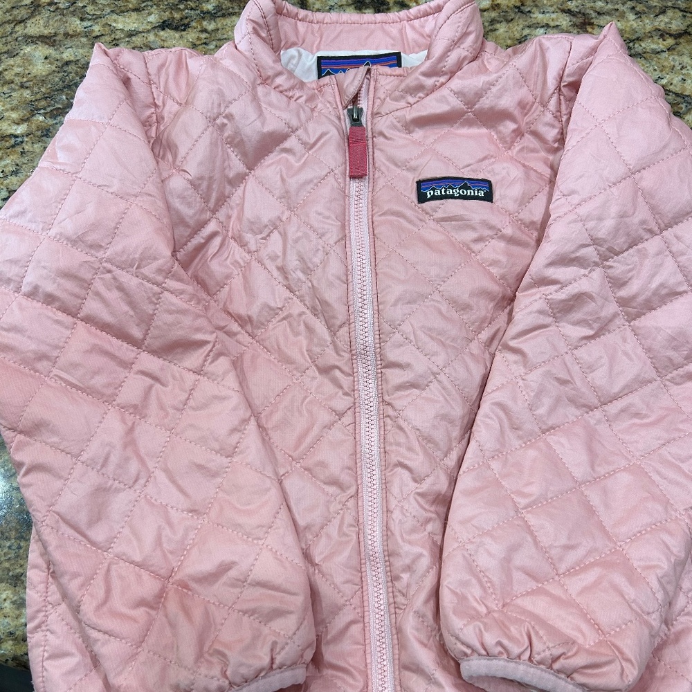 Girls Patagonia pink jacket